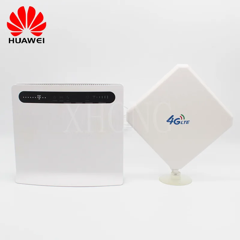 Разблокированный б/у Huawei B593u-12 B593S-12 4G LTE 100 Мбит/с CPE маршрутизатор с антенной