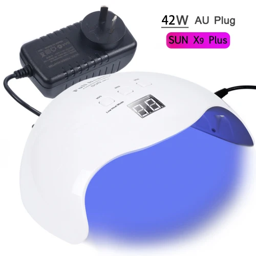 SUN X9Plus AU Plug STZ 75 Вт Светодиодная УФ-лампа набор гель-лака Сушилка для ногтей Таймер с функцией памяти для маникюра портативная инфракрасная сенсорная Naisl художественная машина SUN X2plus - Цвет: SUN X9Plus AU Plug
