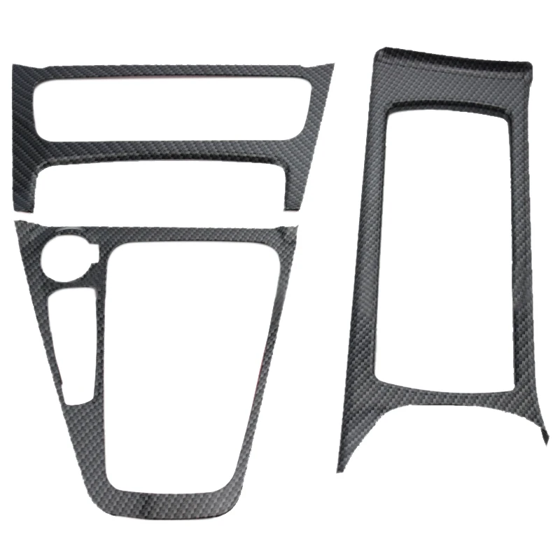 Для Ford Focus 2015 2016 2017 MK3 ST углеродного волокна Цвет ABS внутренняя панельная Накладка