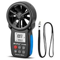 holdpeak hp 866b digital anemometer handheld wind speed meter for measuring wind speed temperature and wind chill measure tool