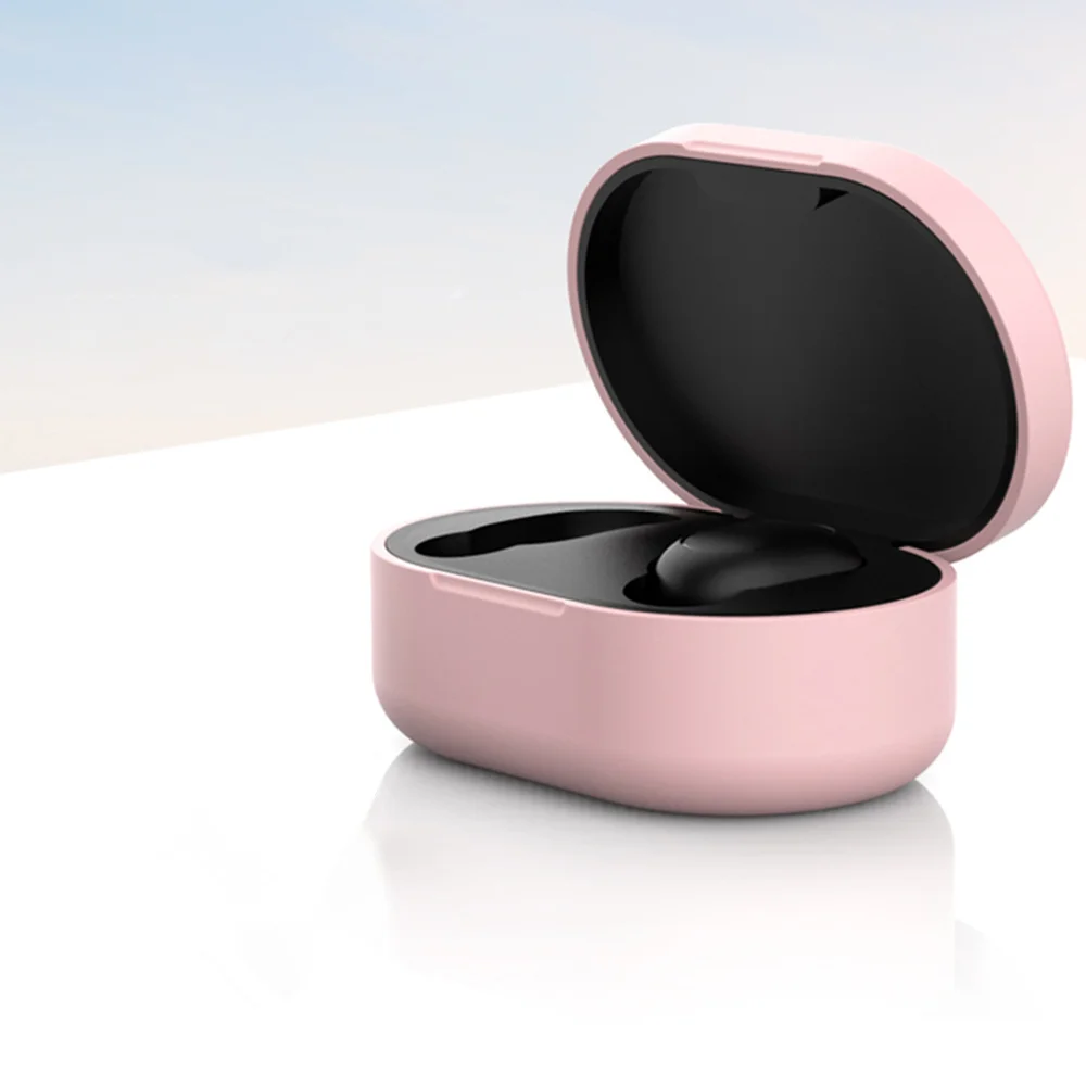 pink case Новинка A6S Bluetooth гарнитуры против Redmi Airdots беспроводные наушники 5,0 TWS наушники с шумоподавлением микрофон для iPhone Xiaomi huawei jbl - Цвет: pink case