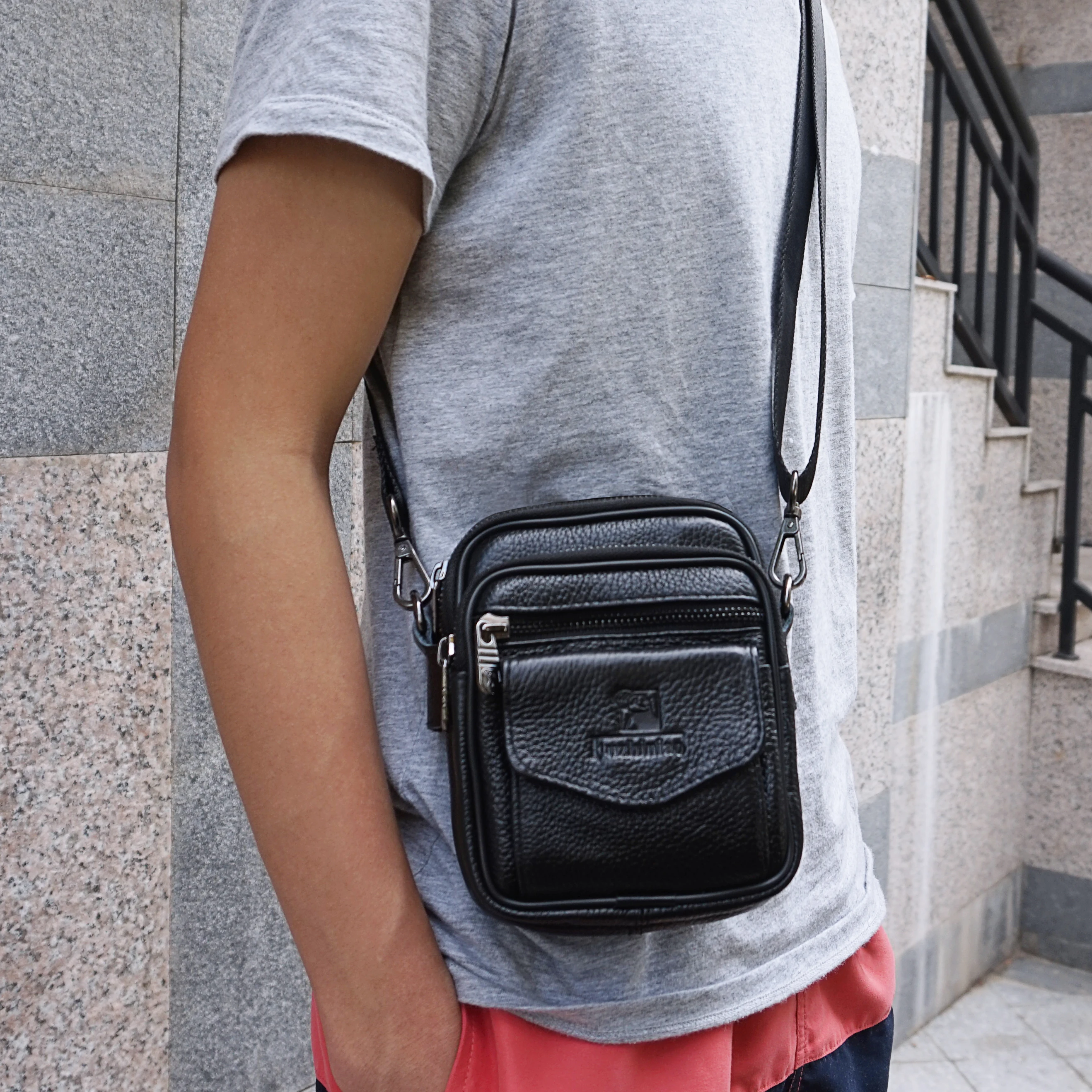 100% натуральная кожа мужская сумка через плечо высокое качество маленькие сумки