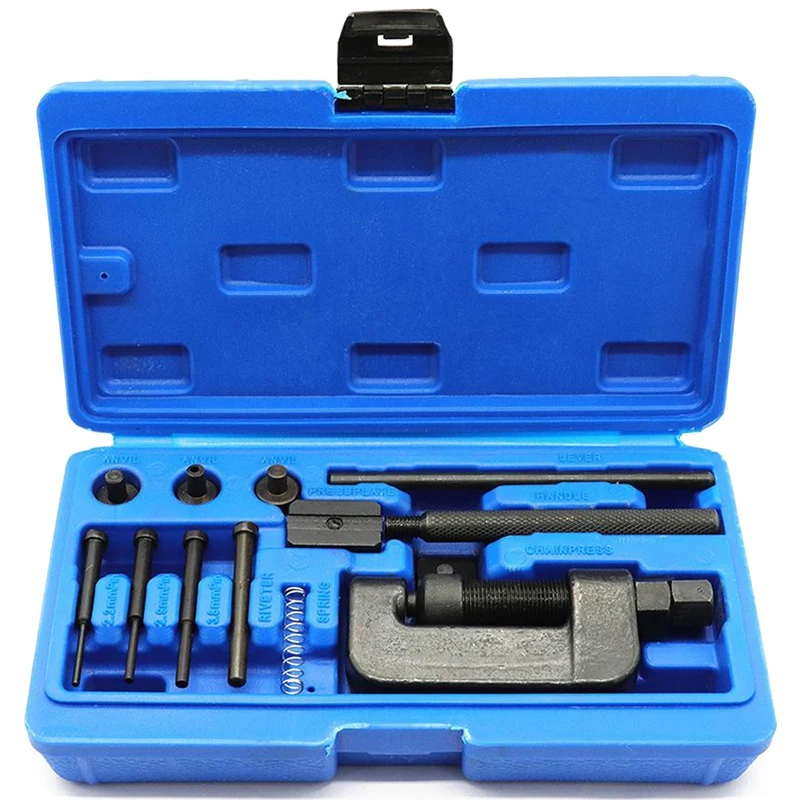 Мотоцикл Велосипед Цепи Выключатель сплиттер клепки инструмент Ремонтный набор