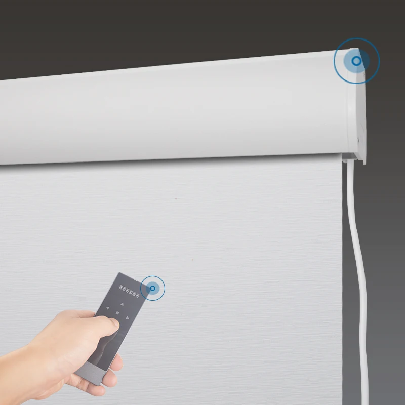 

Умные товары, качественные белые Роликовые жалюзи, перезаряжаемые оконные шторы, пульт дистанционного управления Alexa Google, совместимы с спал...