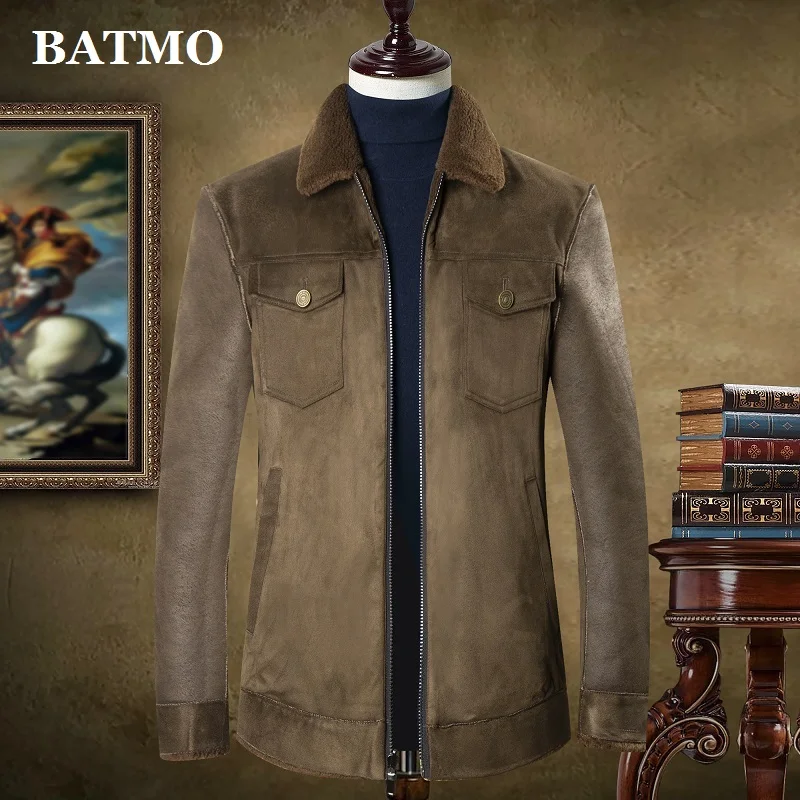 Мужские шерстяные куртки BATMO мужские повседневные зимние и осенние пальто