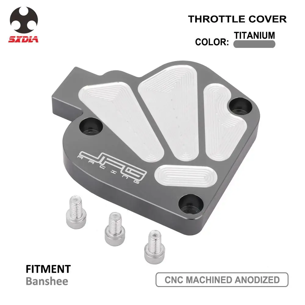 

Motorcycle CNC Aluminum Throttle Cover Cap Guard For YAMAHA Banshee 350 Banshee350 1987-2006 94 95 96 97 98 99 00 01 02 03 04 05