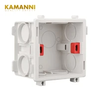 kamanni adjustable mounting box internal cassette 86mm85mm50mm for 86 type switch and socket white red blue wiring back box