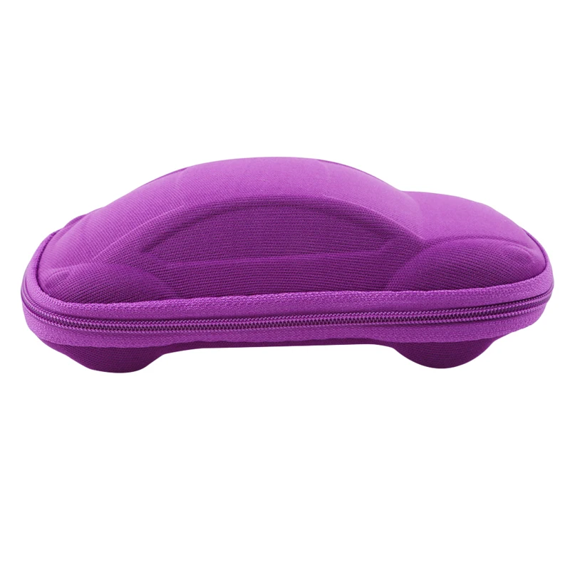 purple Детские солнцезащитные очки, чехол для автомобиля, для детей, для мальчиков и девочек, коробка для очков на молнии, Чехол для очков, аксессуары для очков, защита - Цвет: purple