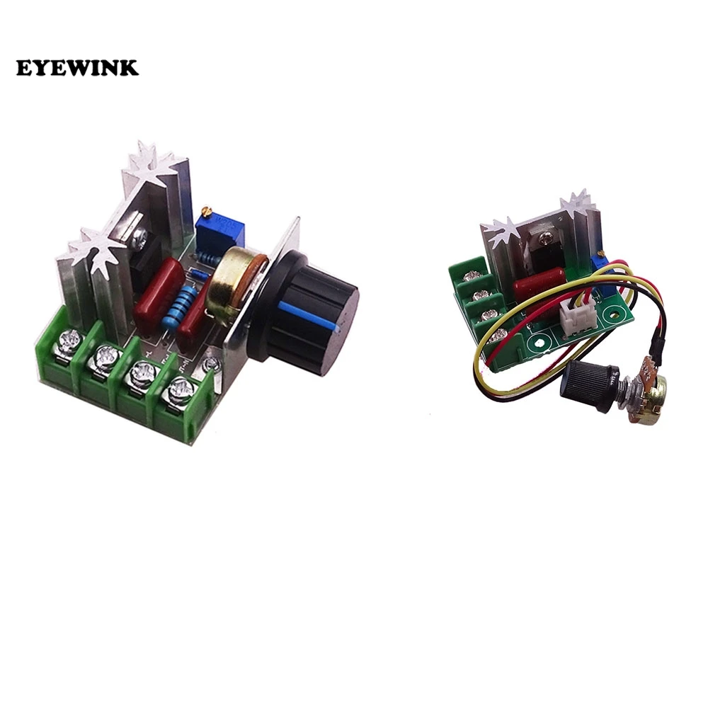 10 шт./лот AC 220V 2000W SCR Напряжение регулятор затемнения Диммер Скорость контроллер