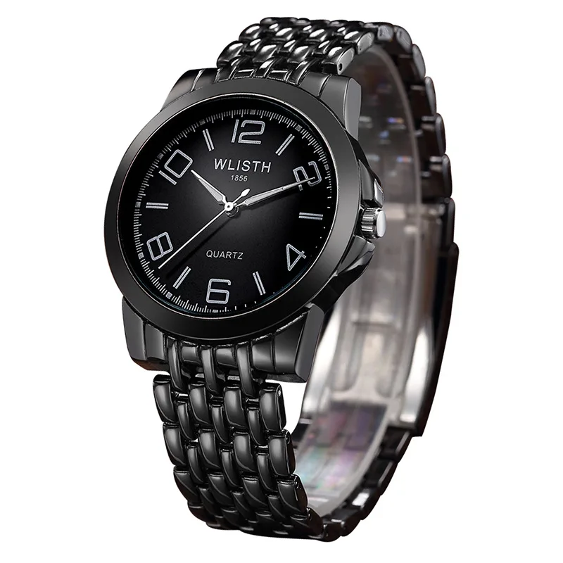 

2021 WLISTH Brand Watch Men's Quartz Watch Business Casual Steel Band Luminous Waterproof Watch Factory Wholesale Luxury Watch