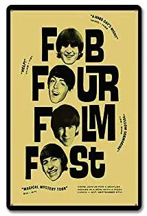 

Group of Four Metal Sign