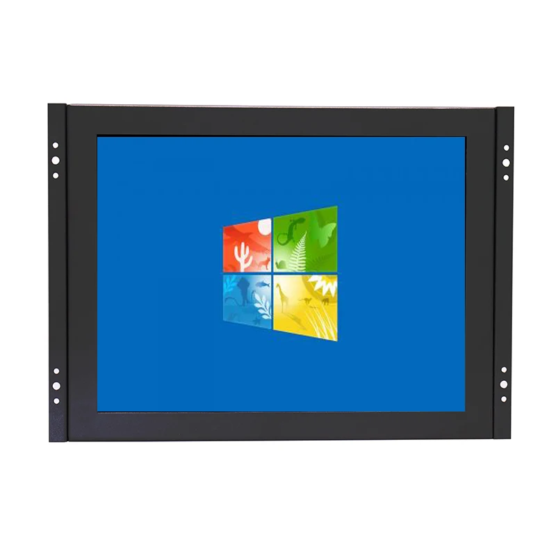 12-дюймовый сенсорный монитор 1024x768 HD 4:3 в металлическом корпусе HDMI VGA USB