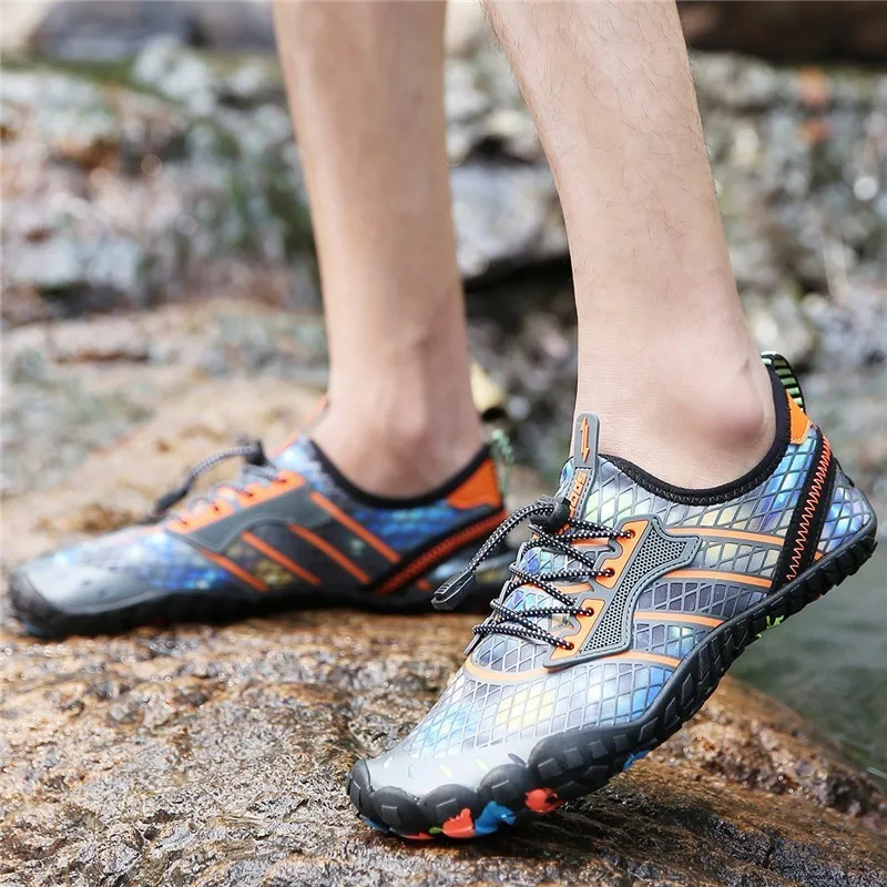 Акватуфли унисекс дышащие сандалии для плавания и воды восхождения мужчин