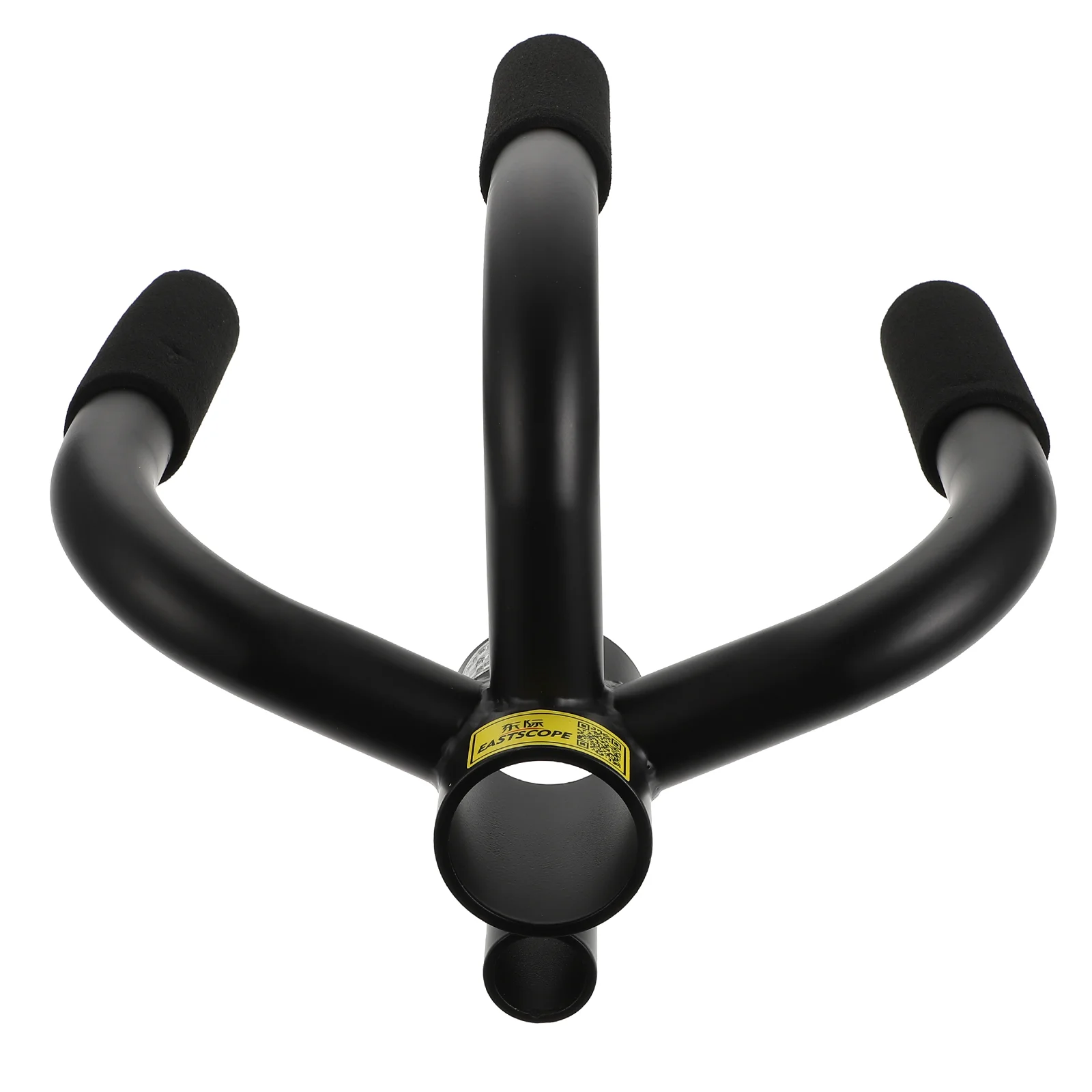 

1pc Fitness Bar Iron Back Tension Levers Practical Bar (Black)