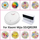 Наклейки с цветами на заказ для робота-пылесоса Xiaomi MiJia, SDJQR02RR, аксессуары для украшения кожи