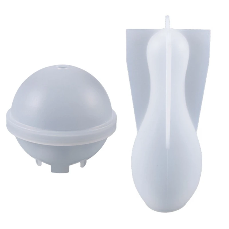 

X7YA Fun Bowling Games Epoxy Resin Mold Handmade Ornaments Silicone Mould DIY Crafts Home Decorations Casting Tools