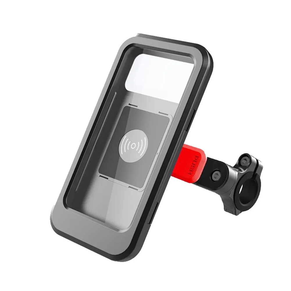 electric bike waterproof mobile phone holder wireless charging phone holder motorcycle phone stand handlebar mount bracket parts free global shipping