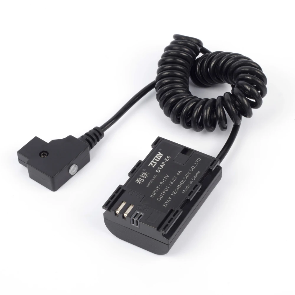 Безопасный D-Tap PTAP DTAP LP-E6 E6N E6NH муляж искусственной батареи соединитель