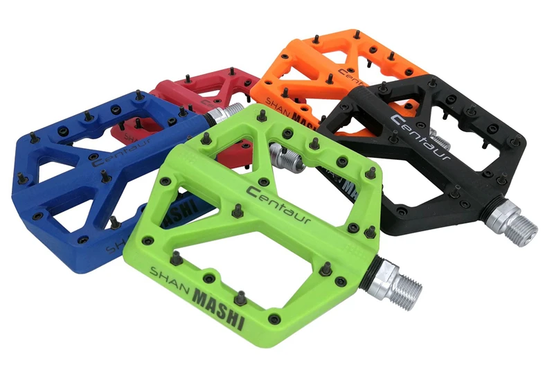 

New BMX Cycling Bike Bicycle Pedals Ultralight DU Bearings Nylon Molybdenum Pedals Durable Widen Area Bike MTB Bicycle Part