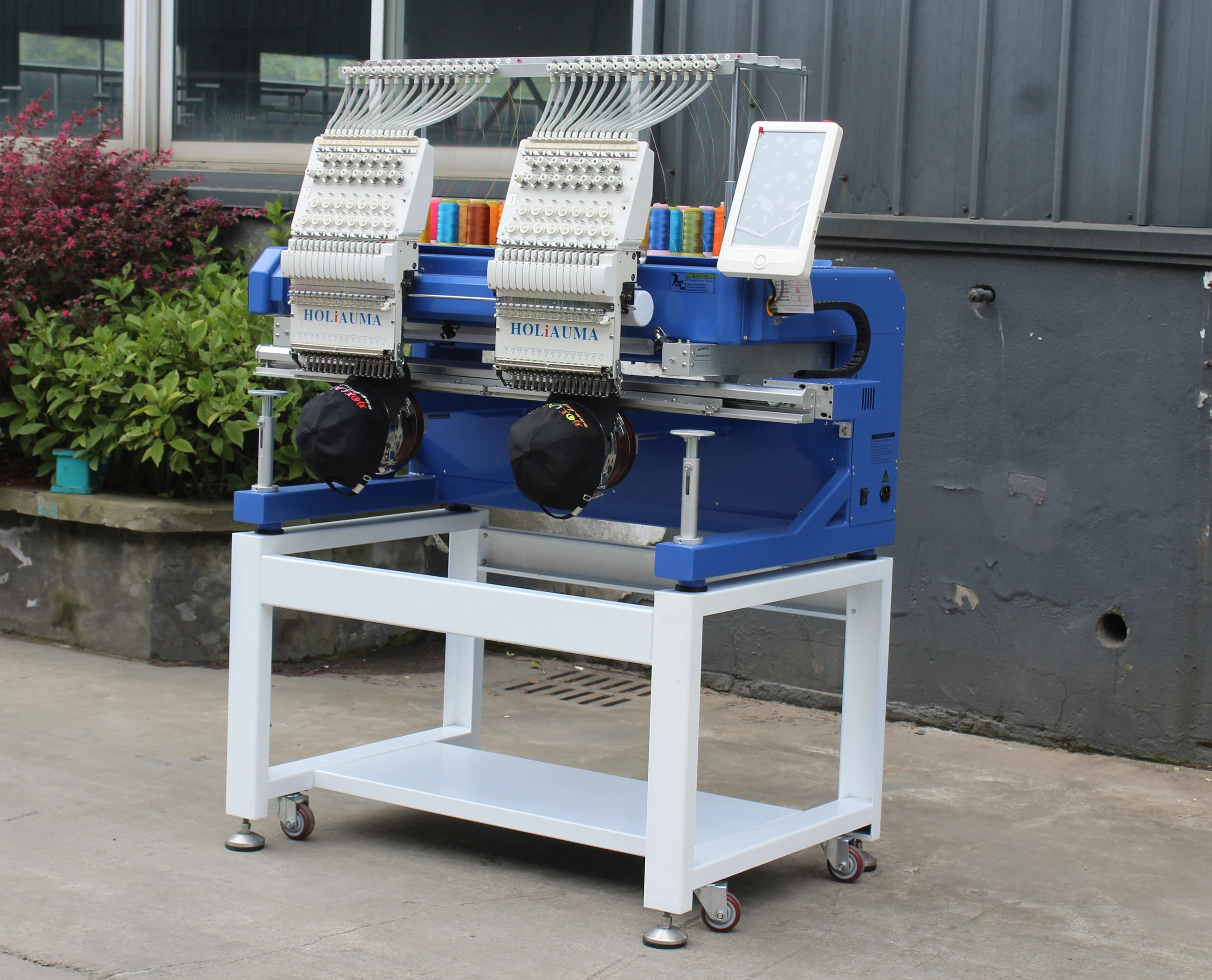 Для домашнего использования новейшая технология Barudan вышивка машина 2 головки с 15