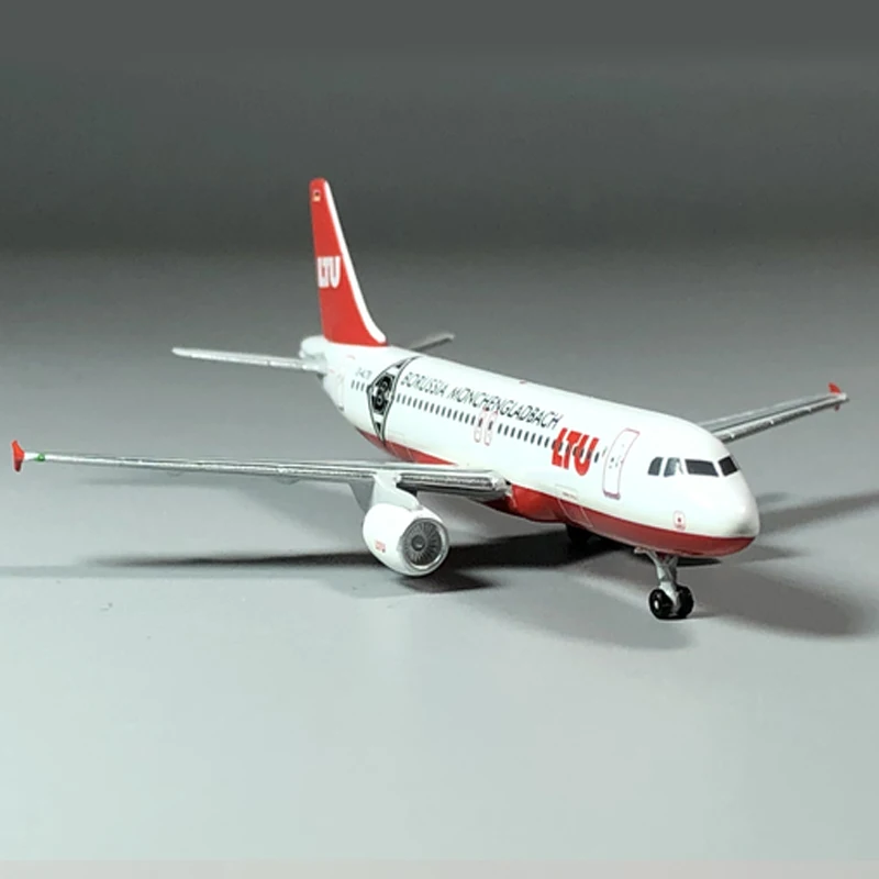 Модель самолета Германия A320 D-ALTB Borussia Monchengladbach металлический статический дисплей