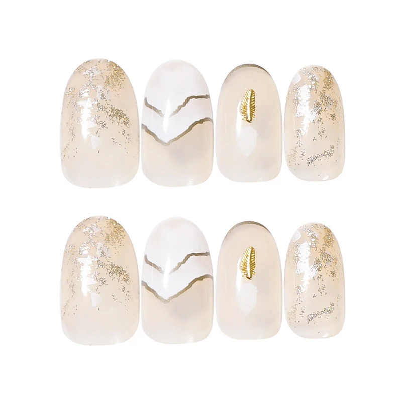 24 шт. накладные ногти с длинным заостренным концом | Красота и здоровье