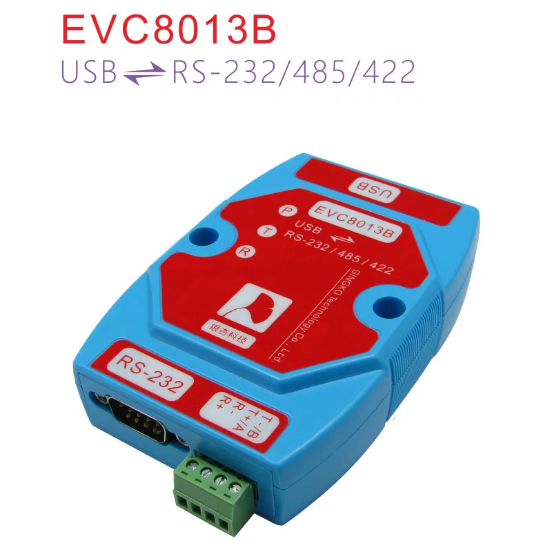 Магнитный изолятор EVC8013B 3 в 1 USB к RS485 RS232 RS422 Промышленный источник питания с