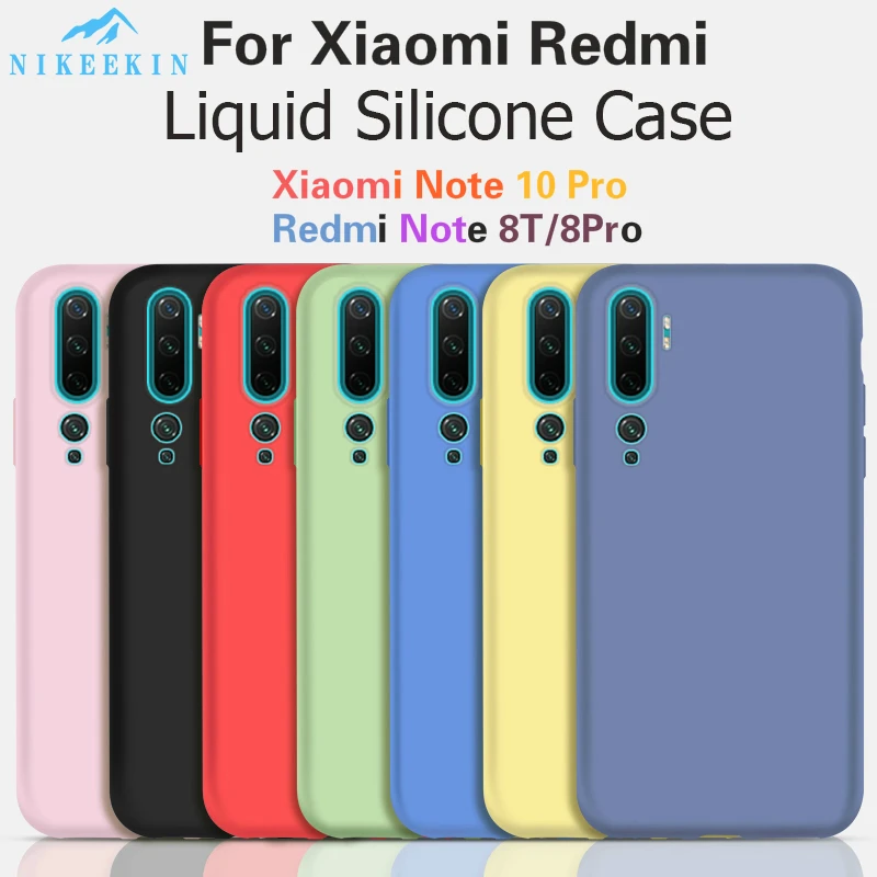 Мягкий силиконовый чехол для Xiaomi Poco X3 NFC Mi 10T Lite Note F2 Pro жидкий Redmi 9A 9C 9s 9 8T 8A 7A