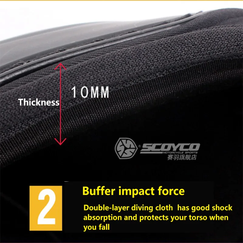 Scoyco бронированный мотоциклетный жилет для внедорожников броня тела