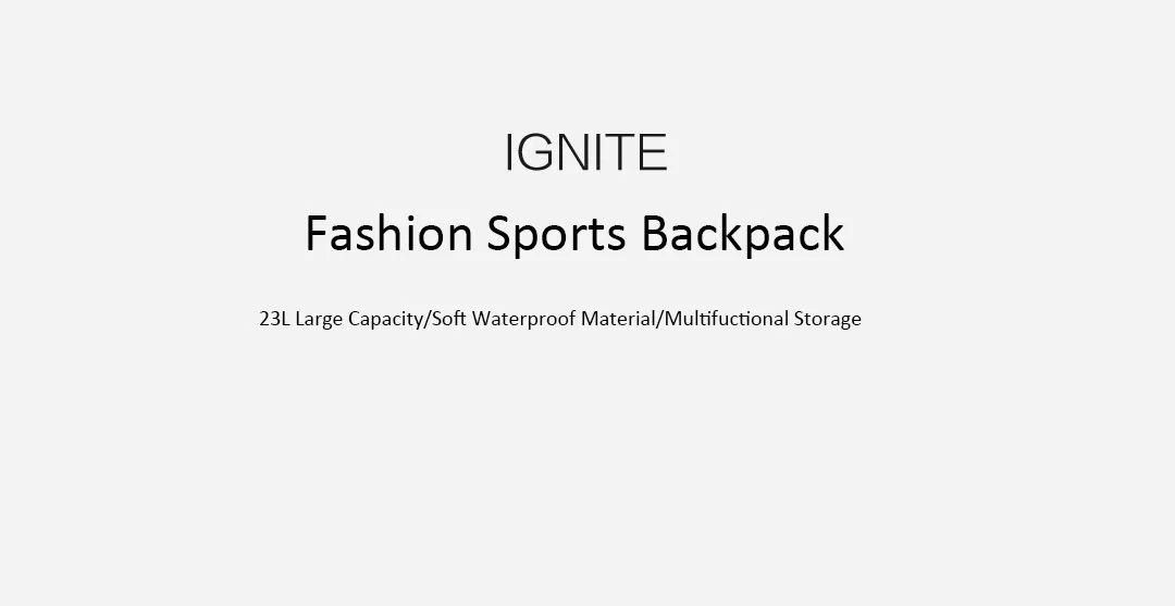 Xiaomi Mijia IGNITE спортивный модный рюкзак водонепроницаемый большой емкости 23L ударный шок поглощение уличная школьная сумка
