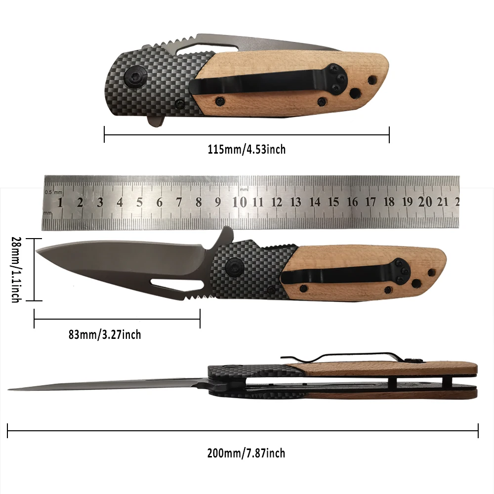 Нож 7 9 дюйма складной нож для повседневного использования из стали 5CR13MOV с