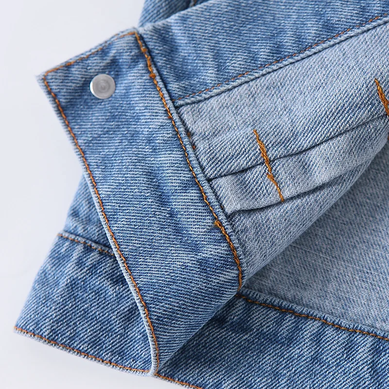 Baby Denim Boys&ampGirls Jacket Autumn Winter Coat Kids Outerwear Back Cartoon Print Coats for Children Clothes 6M-6T-YC8023 | Детская