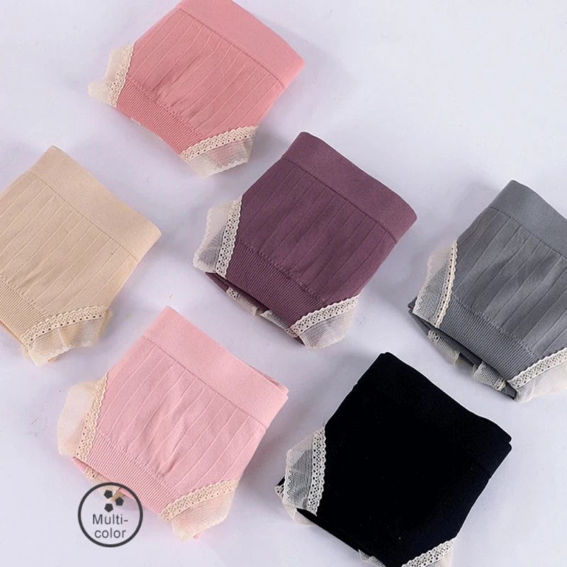 

Women's Maternity Underpants Support Abdomen Seamless Lace Abdominal Large Size Low Waist Underpants Maternity Clothings