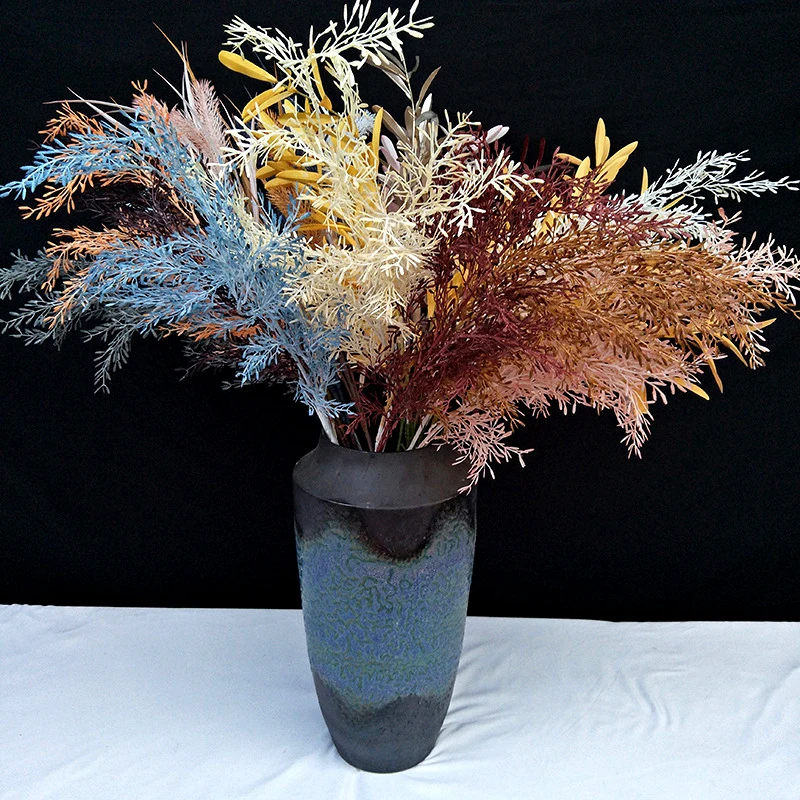 

Artificial Flower 5-claw Albizia Acacia Ricegrass, Single Branch 107cm, Wedding Road Guide Decoration, Vase Flower Arrangement