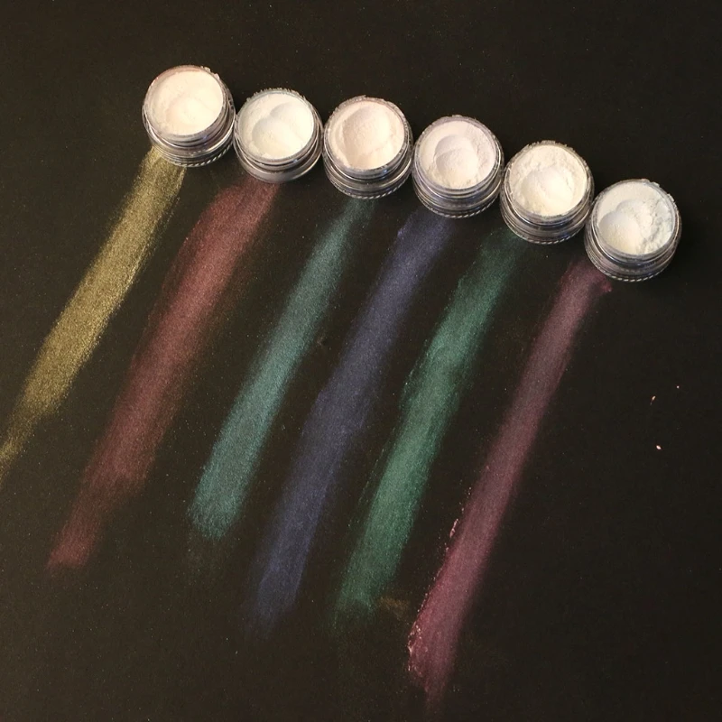 

6 Colors Magic Resin Pigment Glitter Bright Powder Colorant Epoxy Mold Filling 649D