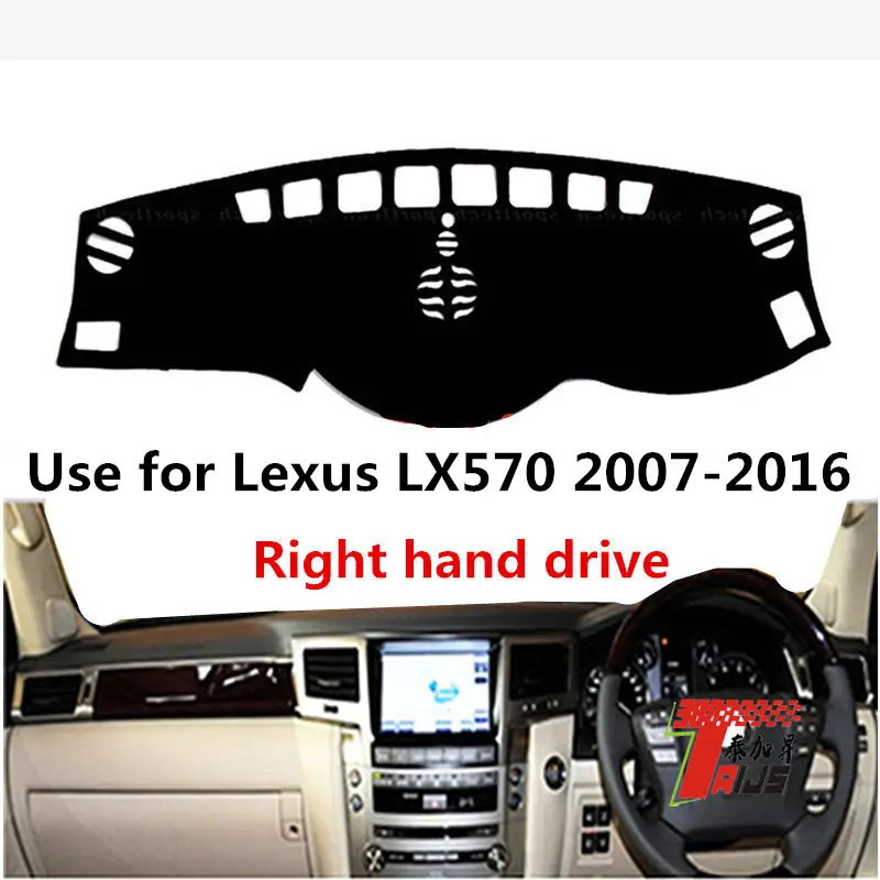 

TAIJS Factory Anti Dust Polyester Fibre Car Dashboard Cover For Lexus LX570 2007 2008 2009 2010 11 12 13 141516 Right hand drive