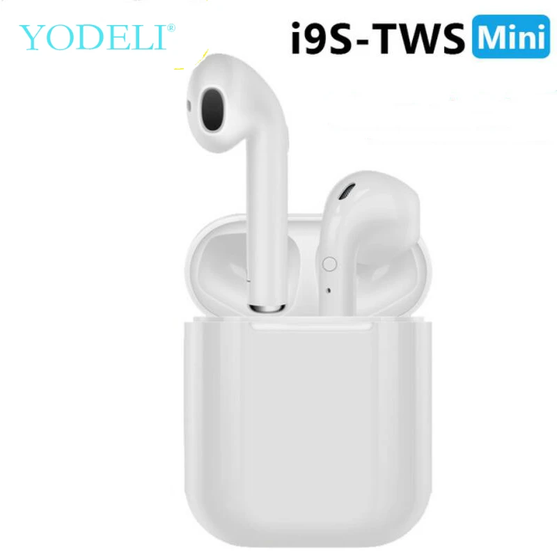 Yodeli i9s tws Bluetooth наушники, мини наушники, беспроводные наушники, Спортивная bluetooth-гарнитура с зарядным устройством, микрофон для смартфона