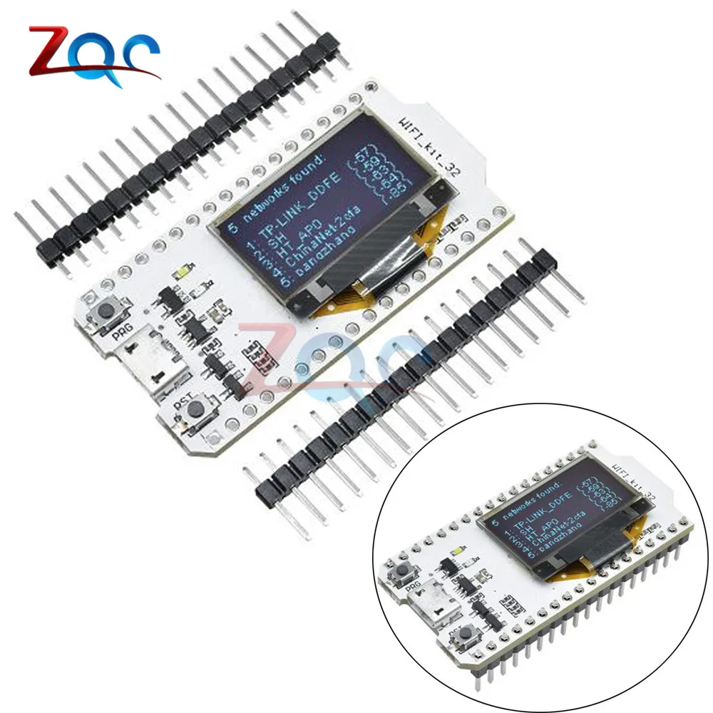 0 96 ''OLED ЖК-дисплей ESP32 ESP-32 luetooth WiFi Kit 32 модуль CP2102 M Flash Internet Плата расширения для