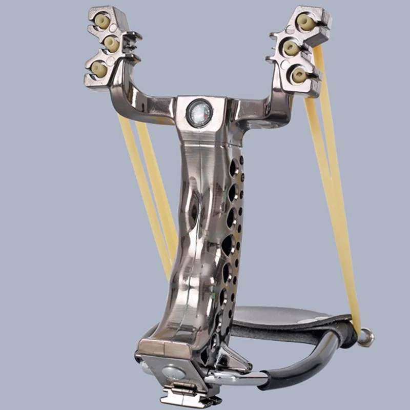 Старинный серебряный крест украшение для охоты ретро Рогатка стрельба