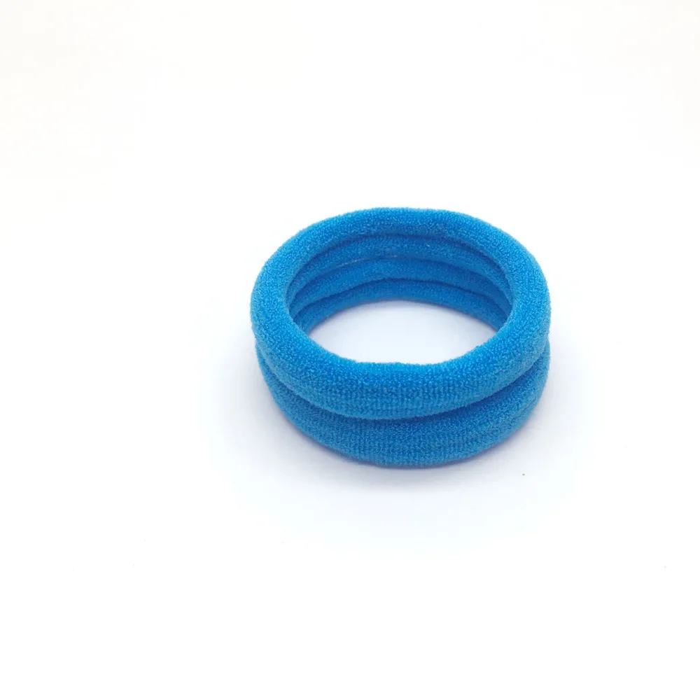 sky blue - 20 PCS 20 шт. яркие цвета резинки детские безопасные эластичные резинки для волос конский хвост держатель для девочек женские аксессуары для волос - Цвет: sky blue - 20 PCS