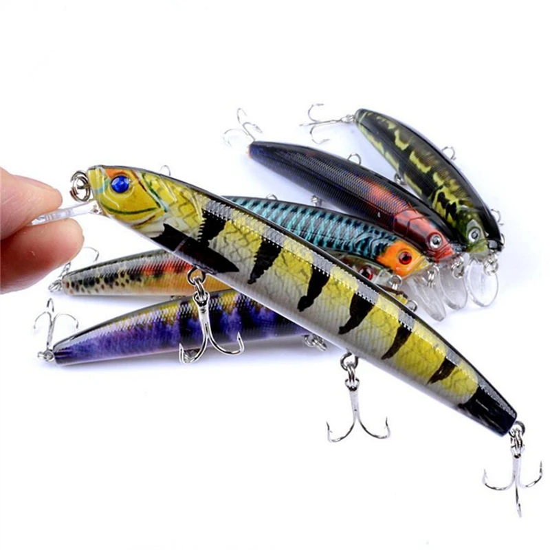 

Бионические трехмерные глаза из рыбной кожи, 1 шт., 15,9 г/12,5 см, 6 цветов, с тремя высококачественными крючками, может попасть на 0,6-1,8 м, жесткая ...