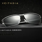 Мужские солнцезащитные очки VEITHDIA, из нержавеющей стали, с поляризацией, для вождения, модель 2711