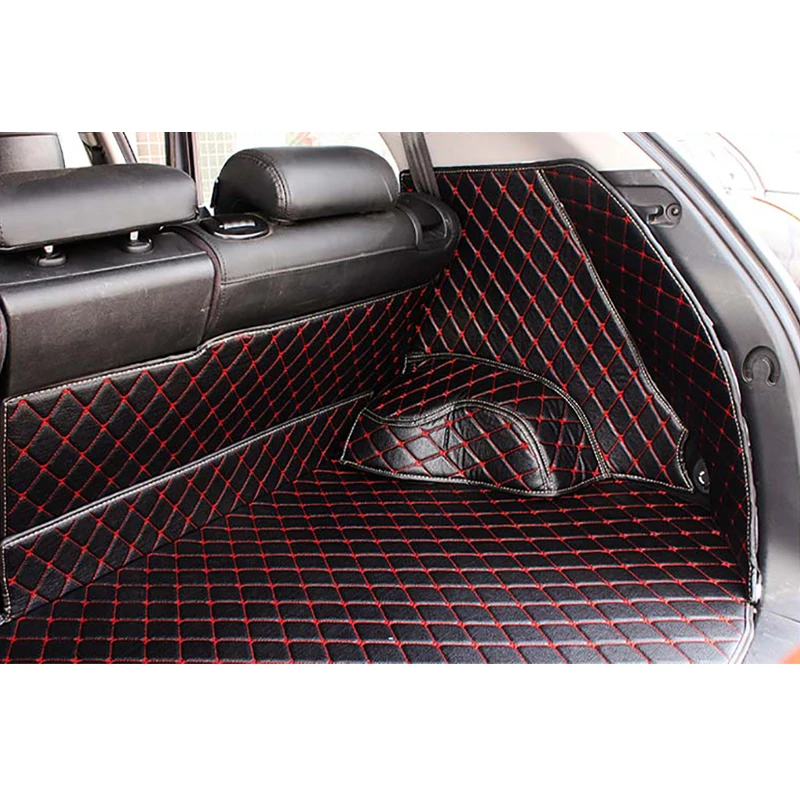 

kokololee leather car trunk mats for Ssangyong korando cargo liner accessories interior boot