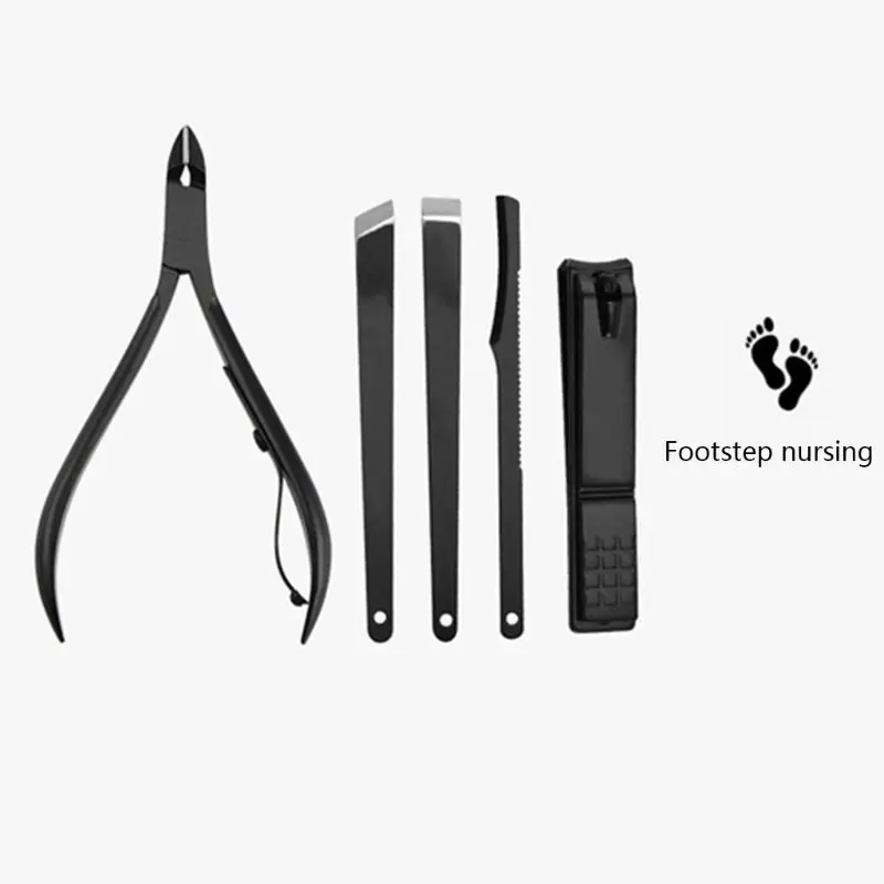 Набор для маникюра и педикюра из 16 предметов ножницы пальцев инструмент груминга с кожаным чехлом набор