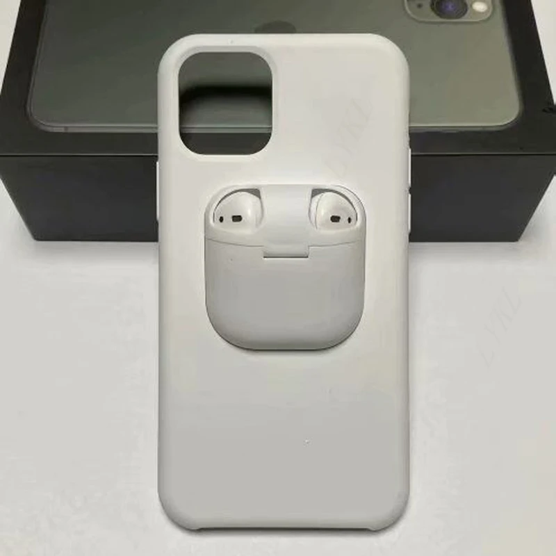 Для AirPods Air стручки для удостоверения личности 2 держатель iPhone 11 12 Pro 11pro Max X XS XR 8 7 Plus
