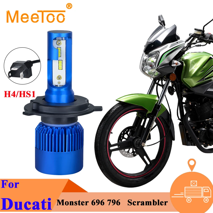 Светодиодная передняя фара для мотоцикла H7 светодиодная лампа HS1 H4 H1 HB3 HB4 Ducati
