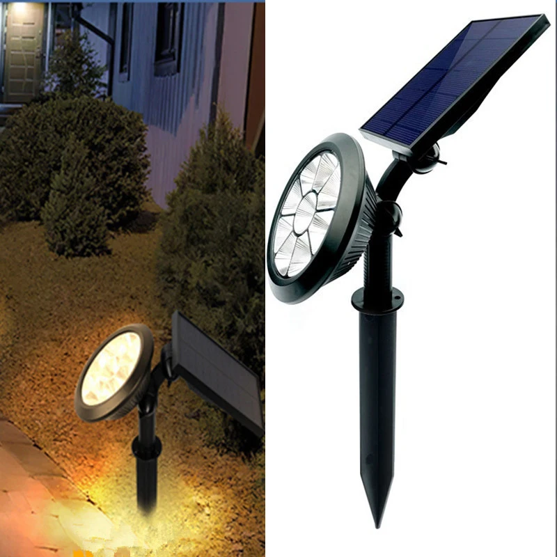 

Solar Led Light Outdoor 4/9 LED RGB Changing Lawn Ground Lamp Waterproof Landscape Spotlights Garden Decoration Outdoor Lights