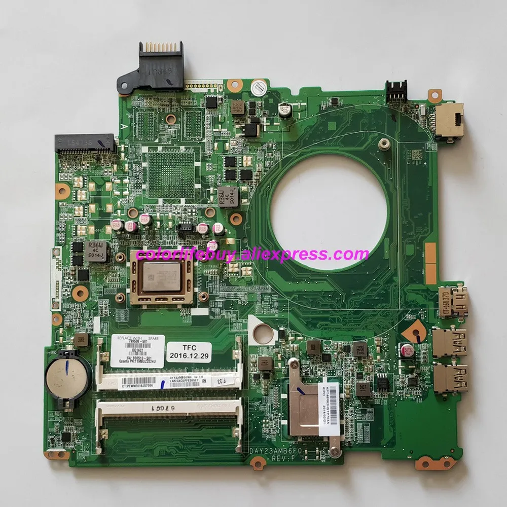 Genuine 799508-501 799508-001 DAY23AMB6F0 w A10-4655M Laptop Motherboard Mainboard for HP Pavilion 15Z-P 15-P Series Notebook PC