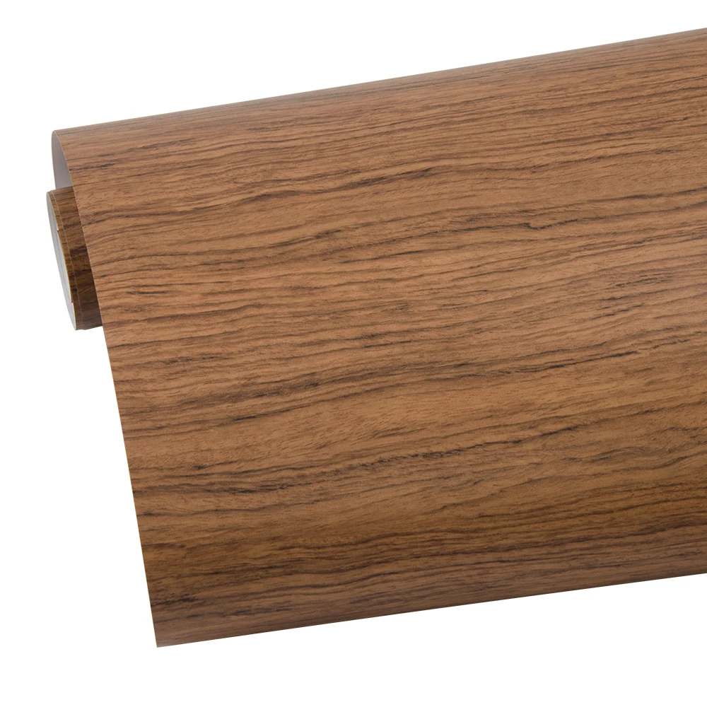 

SUNICE Table Renovation Thicken Wood Grain PVC film Self-adhesive Vinyl Waterproof Door Funiture Use 124cm Width