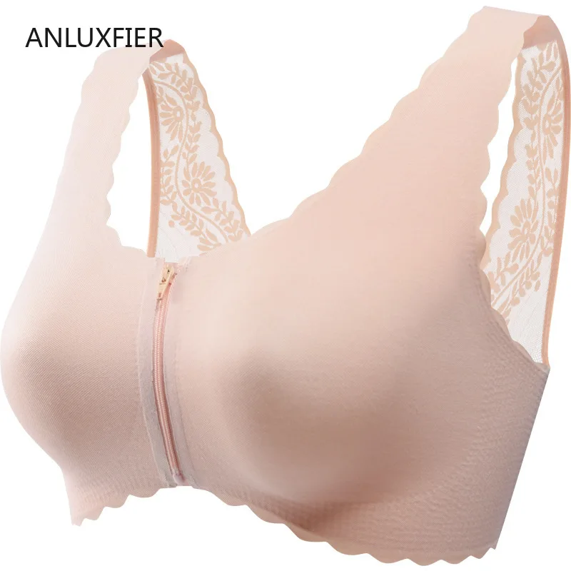 H9692 Women Special Bra Underwear Without Steel Ring After Breast Cancer Surgery Comfortable Gathering Embroidery Bras Lingerie